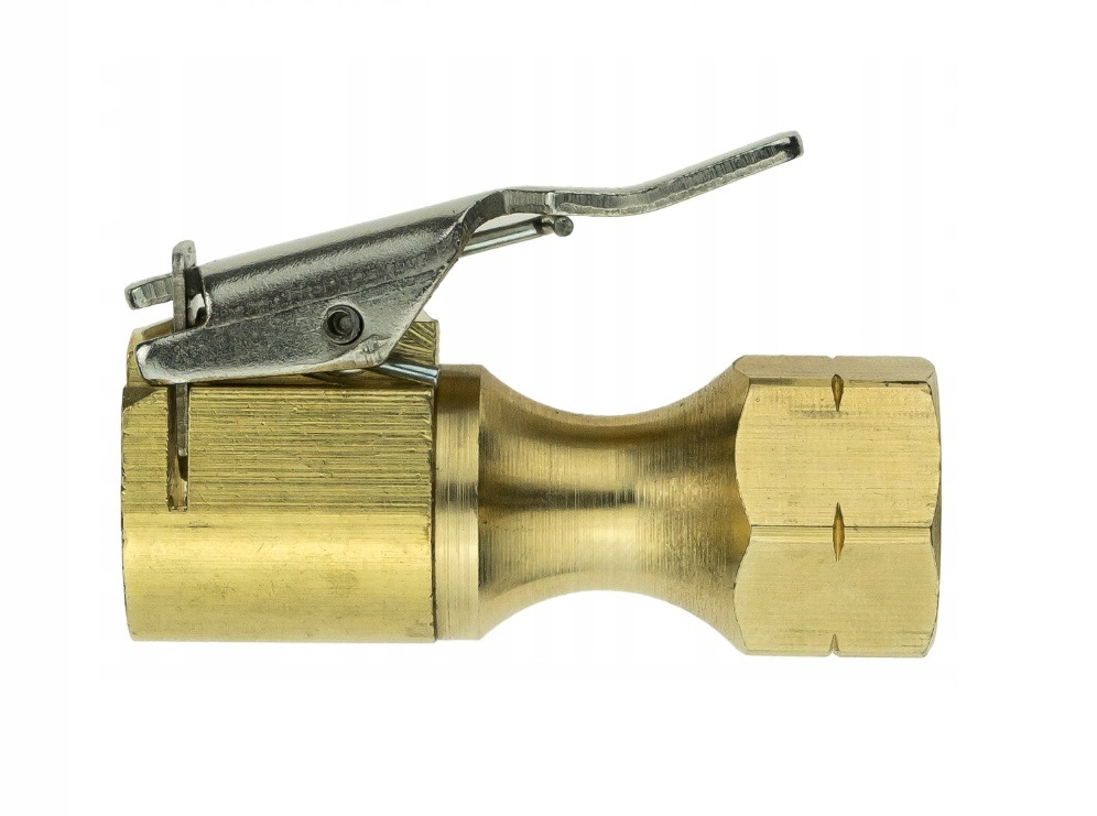 Euro Clip-On Tyre Valve Connector, Female Thread Rc 1/4, Open End