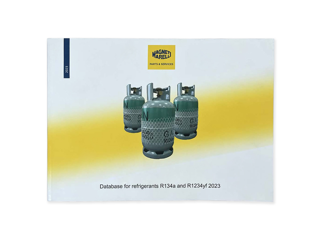 Air conditioning database R134a R1234yf 2023, book