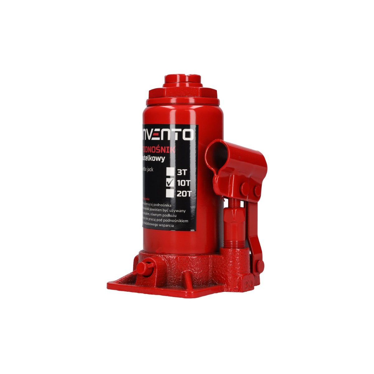 E-shop Hydraulic Bottle Jack 10 Ton Lever INVENTO