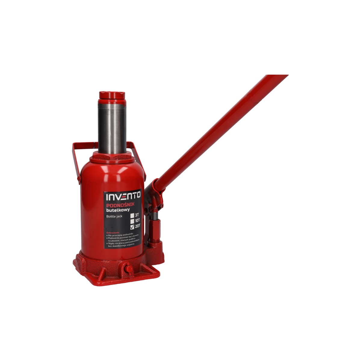 Hydraulic Bottle Jack 20 Ton Lever INVENTO