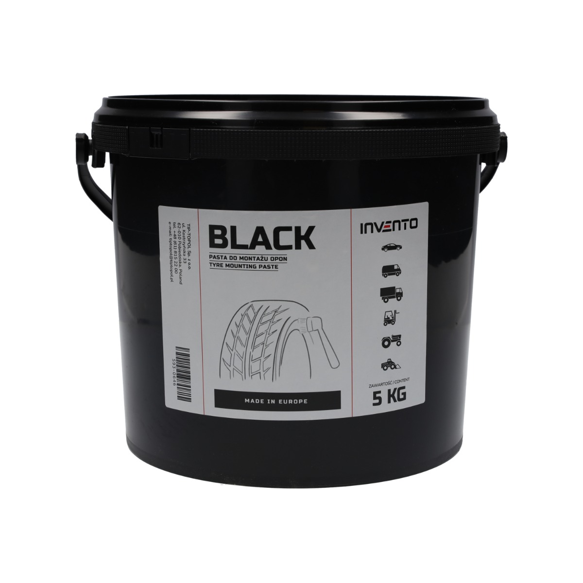 TIP-TOPOL UNIVERSAL BLACK mounting paste - 5kg