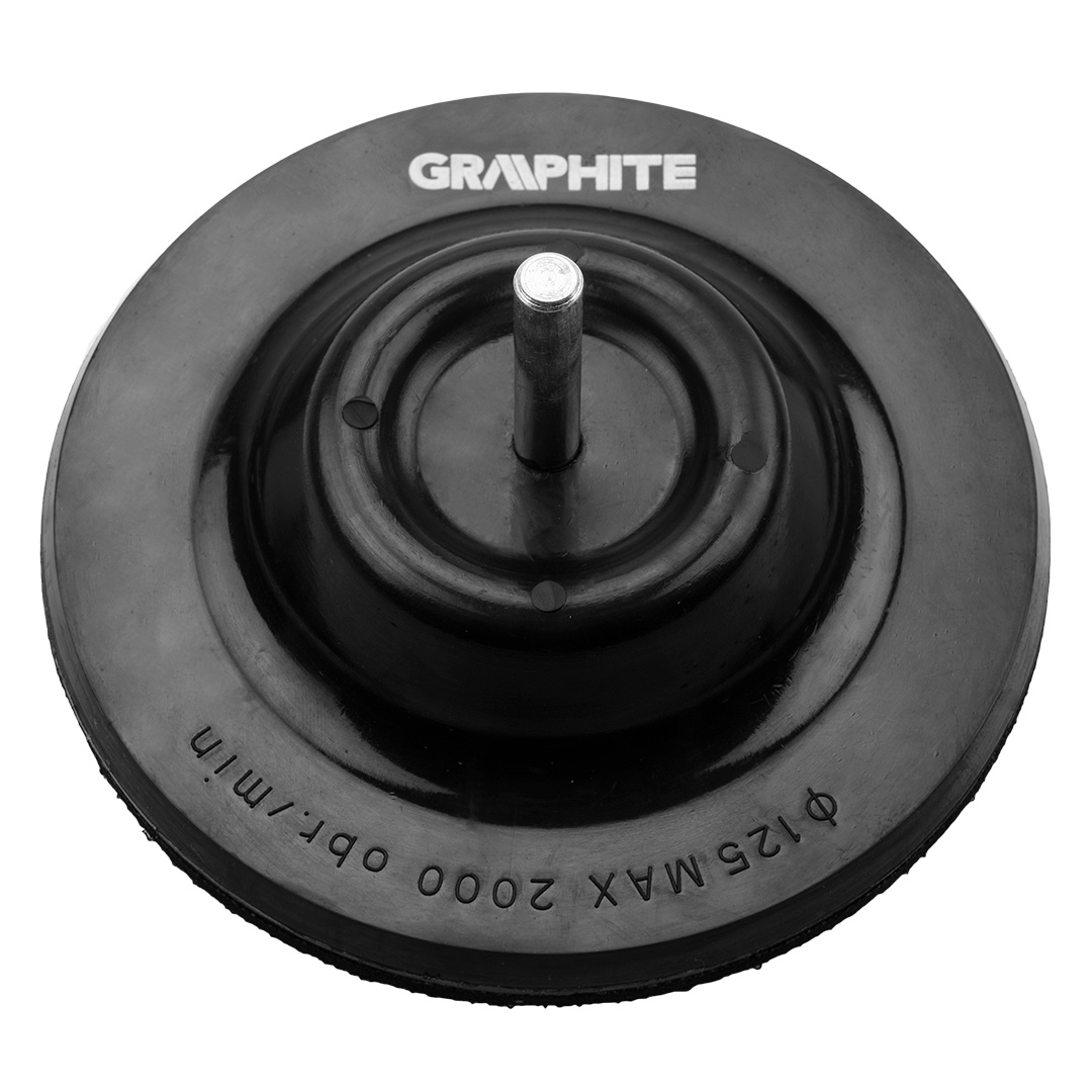 E-shop GRAPHITE Pružný disk so suchým zipsom 125 mm 55H824