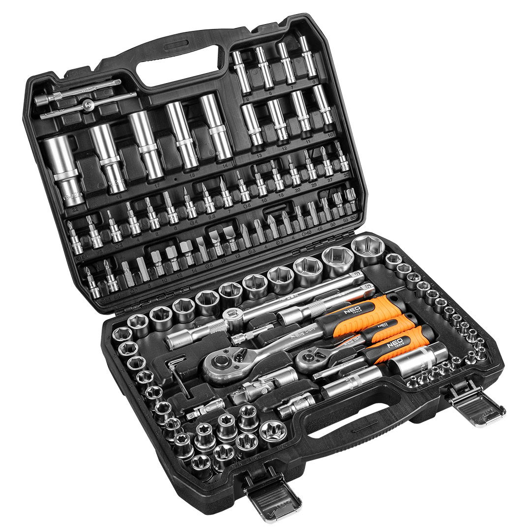 E-shop NEO TOOLS Sada kľúčov 108 prvkov 1/2 ", 1/4" 10-212
