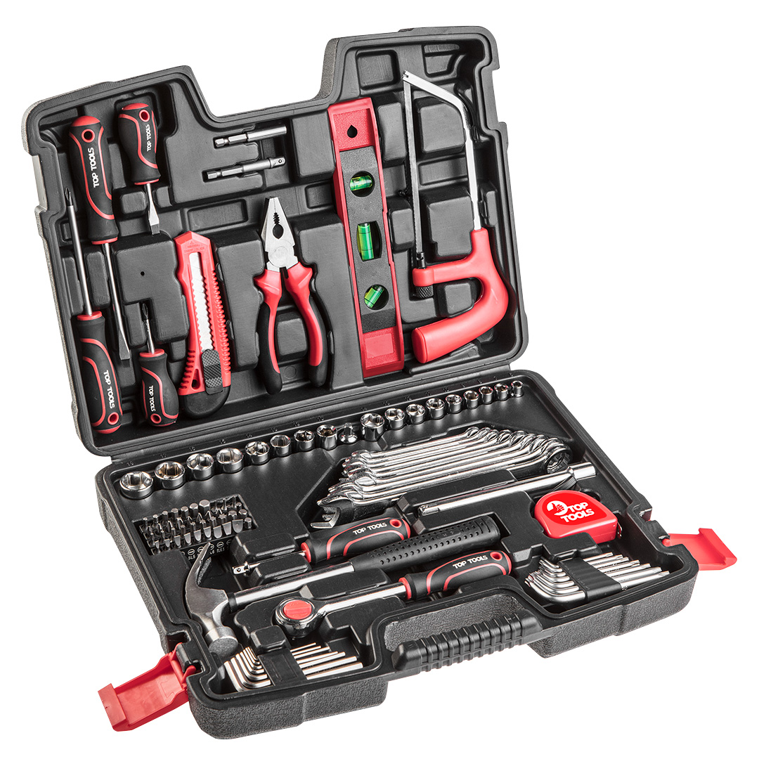E-shop Top Tools Sada nástrojov 1/4”, 3/8”, 100 ks 38D535