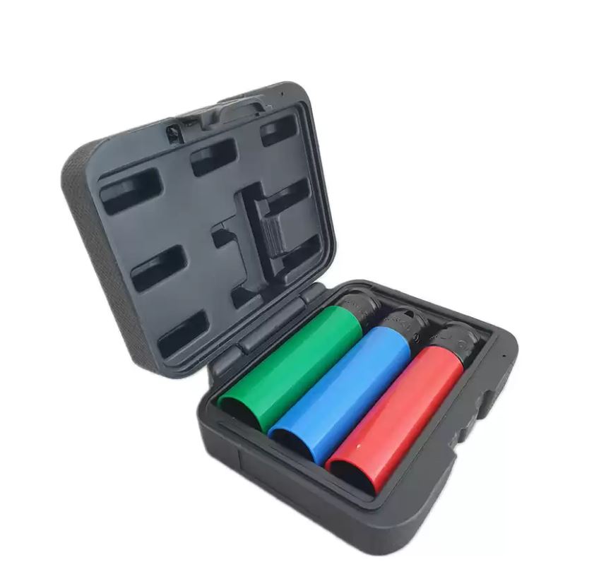 E-shop Zestaw extra długich nasadek udarowych 1/2" - 17, 19, 21 mm do felg alu