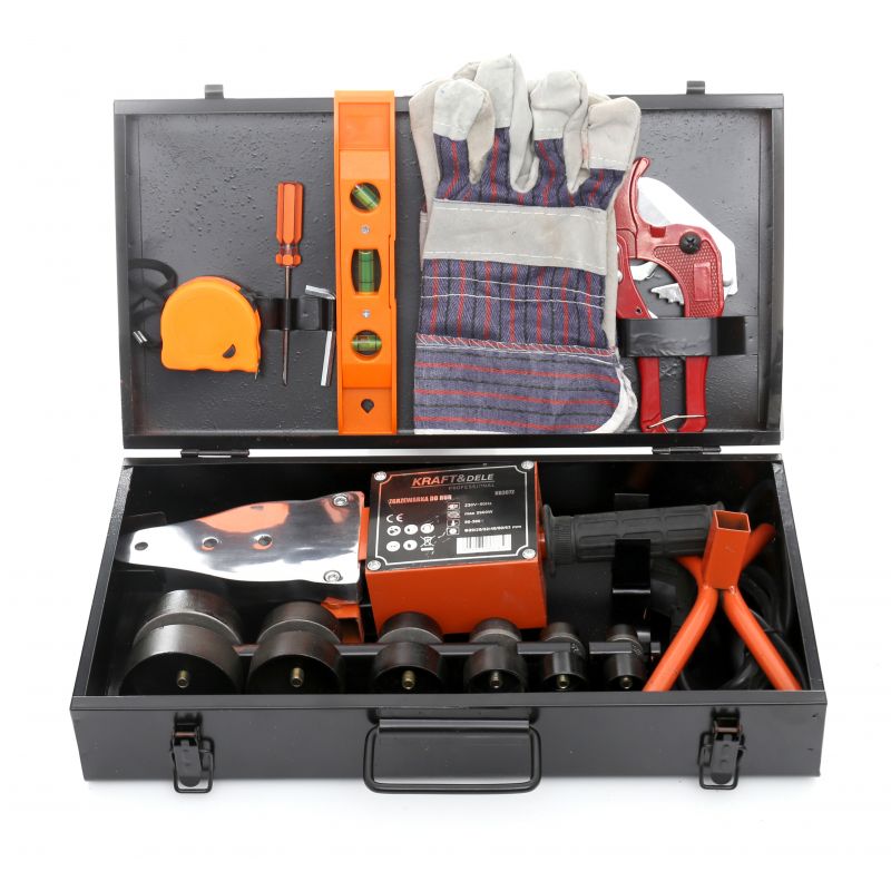 E-shop Kraft&Dele Polyfúzna zváračka plastových rúr 2900W 19ks KD3072