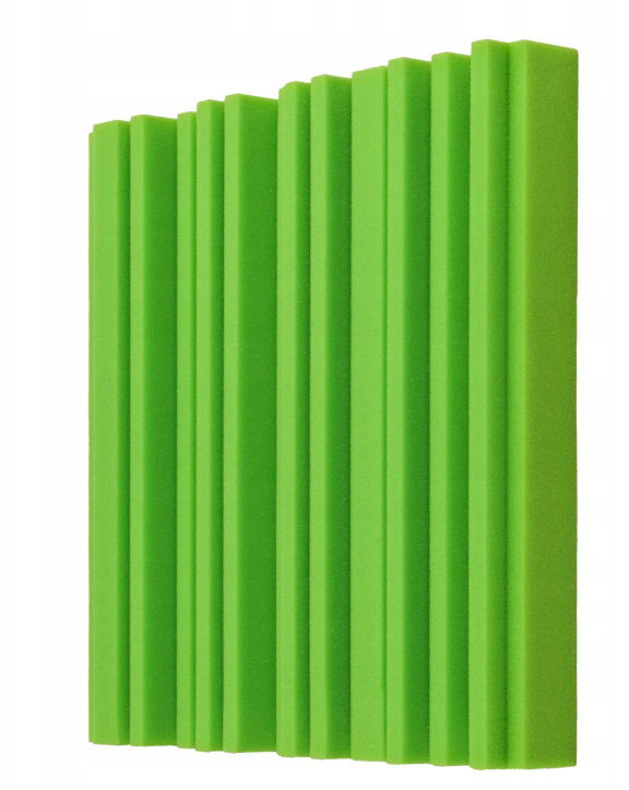 Bitmat Akustický panel Equalizer 50x50cm, hrúbka 7cm, svetlozelený
