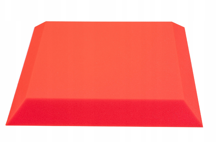 E-shop Bitmat Akustický panel trapéz 50x50cm, hrúbka 5cm, červený