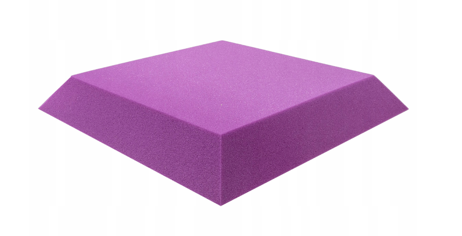 E-shop Bitmat Akustický panel trapéz 50x50cm, hrúbka 5cm, fialový