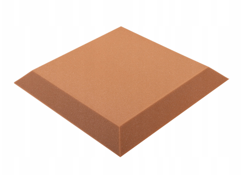 E-shop Bitmat Akustický panel trapéz 50x50cm, hrúbka 5cm, hnedý