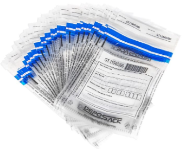 Bezpečnostná obálka K70/M5 TRANSPARENT 50ks