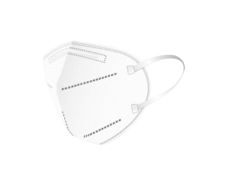 Ochranná maska / respirátor FFP2 Opharm White 5 vrstvová