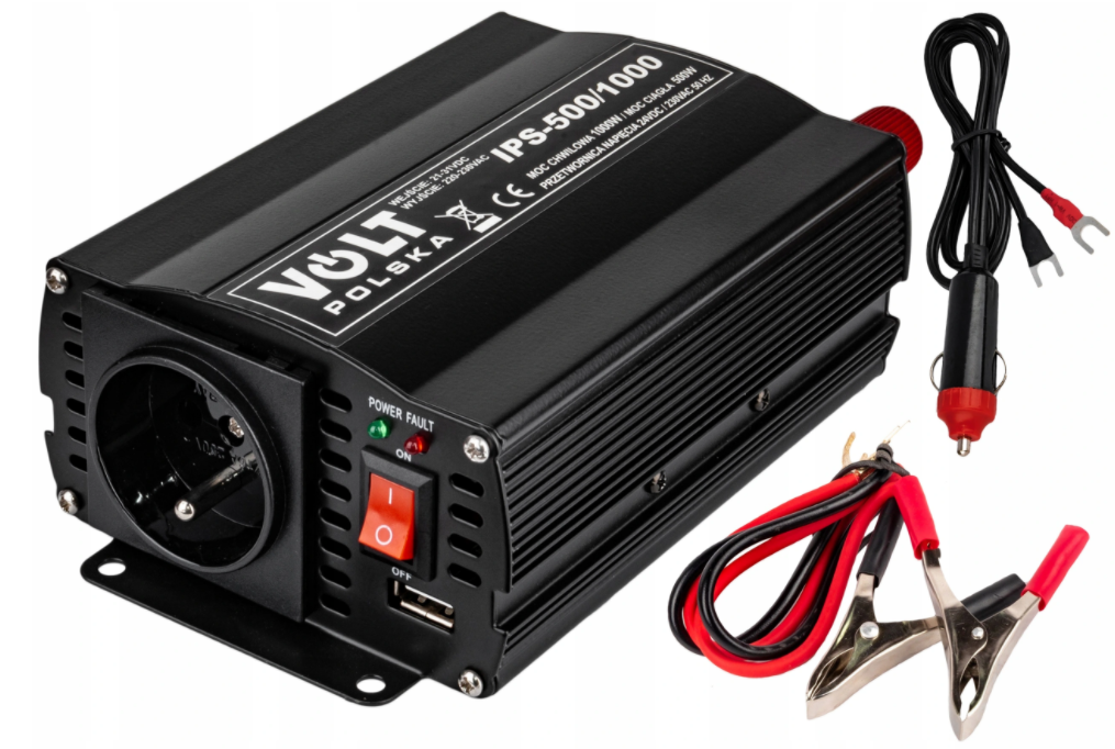 E-shop Tooles Menič napätia do automobilu 1000W 24V 230V P7116