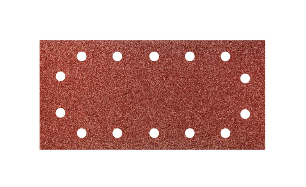 Brúsny papier 115x230 mm, K100, 5 ks s otvormi