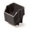 10497 plastove boxy 214x198x238mm black 6ks