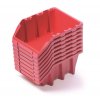 Plastové boxy 160x98x70mm Red 8ks