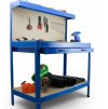 Pracovný stôl ponk do dielne 115x55x140 cm Blue HD15823 (5)