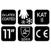 26573 4 izolovane pracovne rukavice polyester potiahnuty latexom 2 vrstvy 3241x velkost 11 97 614 11 4