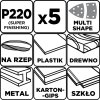 28625 6 brusny papier so suchym zipsom zelezo 102 x 152 mm p220 5 ks s 11 otvormi 58t307 6
