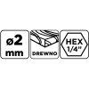 30002 5 vrtak do dreva hex 2 0 mm 54t576 5