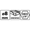 30017 5 vrtak do dreva hex 8 0 mm 54t581 5