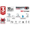 30743 11 akumulatorovy vrtaci skrutkovac energy 18 v 10 mm odnimatelna rukovat plus adapter na uhly a hrany 58g022 ad 12