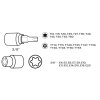 30809 2 bity torx 3 8 sada 34 ks 08 711 10