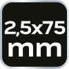 31973 3 skrutkovac 0 4 x 2 5 x 75 mm 1000v 04 130 4