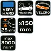 32951 3 lestiaci kotuc 150 x 150 mm x 25 mm extra tvrda spongia 08 979 4