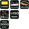32960 4 lestiaci kotuc 150 x 150 mm x 25 mm tvrda spongia 08 980 4