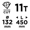 35702 6 diamantovy jadrovy vrtak 58g540 132 450 mm 11t 57h867 6