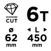 35708 6 diamantovy jadrovy vrtak 58g540 62 450 mm 6t 57h859 6