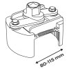 37493 6 automaticky kluc na olejovy filter 80 115 mm 11 380 9