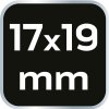 38018 4 kluc maticovy otvoreny 17 x 19 mm 09 817 5