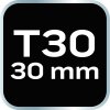 40604 koncovka torx t30 x 30 mm s2 x 2 ks 10 920 1