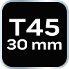 40610 koncovka torx t45 x 30 mm s2 x 2 ks 10 924 1
