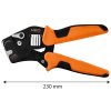 42260 5 krimpovacie klieste crv 230 mm samonastavovacie 0 08 16 mm2 awg 26 5 01 539 9