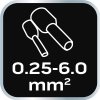 42263 1 krimpovacie klieste na koncove objimky 0 25 6 mm2 01 544 7