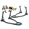 55340 invento motocykel zdvihak stojan predny zadny 2 stojany set