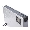 Elektrický konvektorový ohrievač 2000 W, diaľkové ovládanie, LCD časovač, biela farba - 9