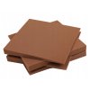 Akustický panel 3D skosený 50x50cm, hrúbka 5cm, hnedý (4)