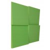 Akustický panel 3D skosený 50x50cm, hrúbka 5cm, svetlozelený (14)