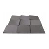 Akustický panel 3D skosený 50x50cm, hrúbka 5cm, tmavo sivý (7)