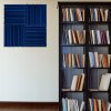 Akustický panel Equalizer 50x50cm, hrúbka 7cm, modrý (13)