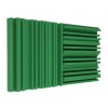 Akustický panel Equalizer 50x50cm, hrúbka 7cm, tmavozelený (12)