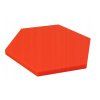 Akustický panel Hexagon 50x50cm, hrubka 3cm, červený (5)