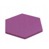Akustický panel Hexagon 50x50cm, hrubka 3cm, fialový (13)