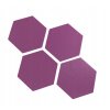 Akustický panel Hexagon 50x50cm, hrubka 3cm, fialový (7)