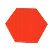 Akustický panel Hexagon 50x50cm, hrubka 5cm, červený (3)
