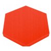 Akustický panel Hexagon 50x50cm, hrubka 5cm, červený (8)